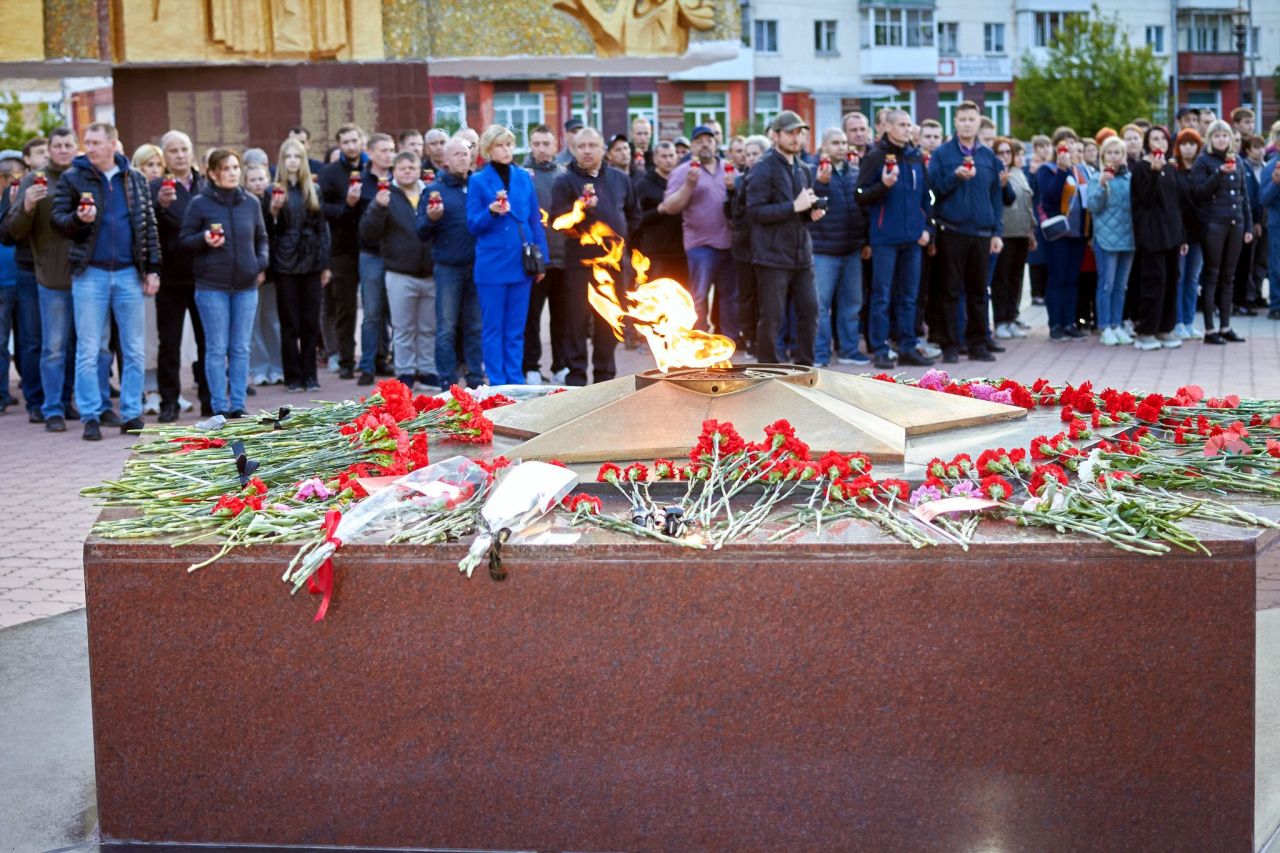 Вчера в Краснотурьинске газовики зажгли "Свечу памяти"