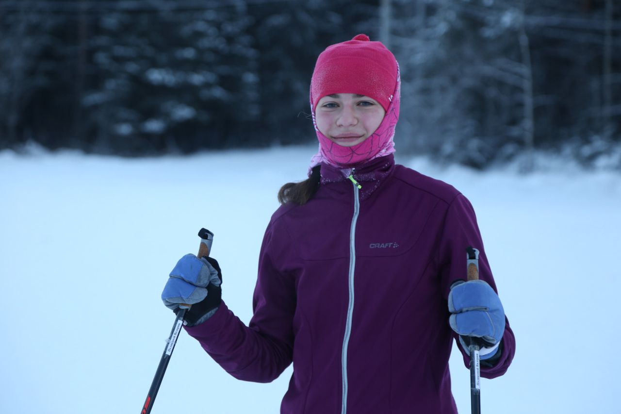 Валерия Полякова завоевала пятое место на первенстве России по лыжным гонкам