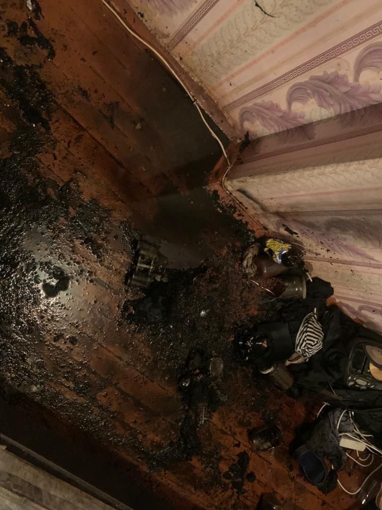 Пожарные спасли горожанина из горящей квартиры  