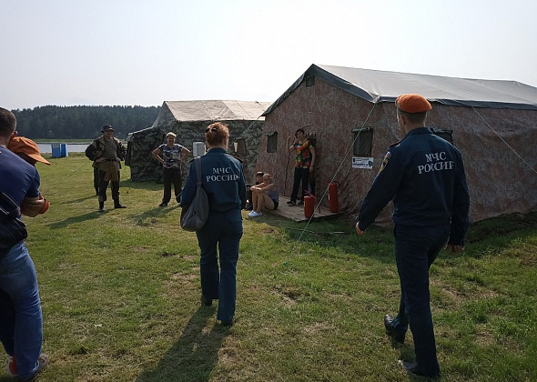 Пожарные проверили палаточный лагерь в Краснотурьинске. Нарушений нет
