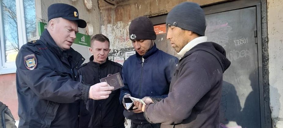 Полиция проводит проверки иностранных граждан в Краснотурьинске