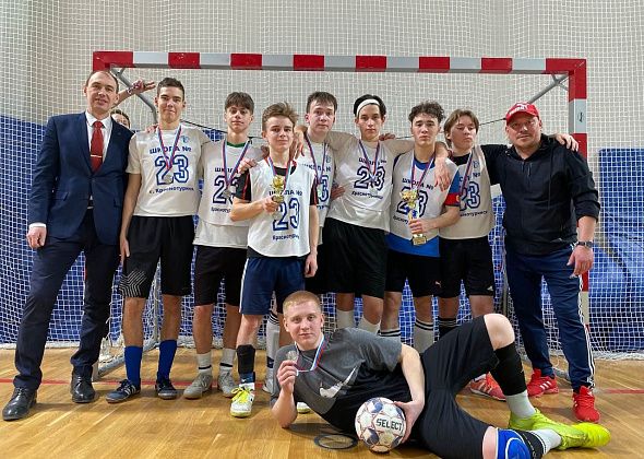 Команда школы №23 стала призером областного турнира по мини-футболу