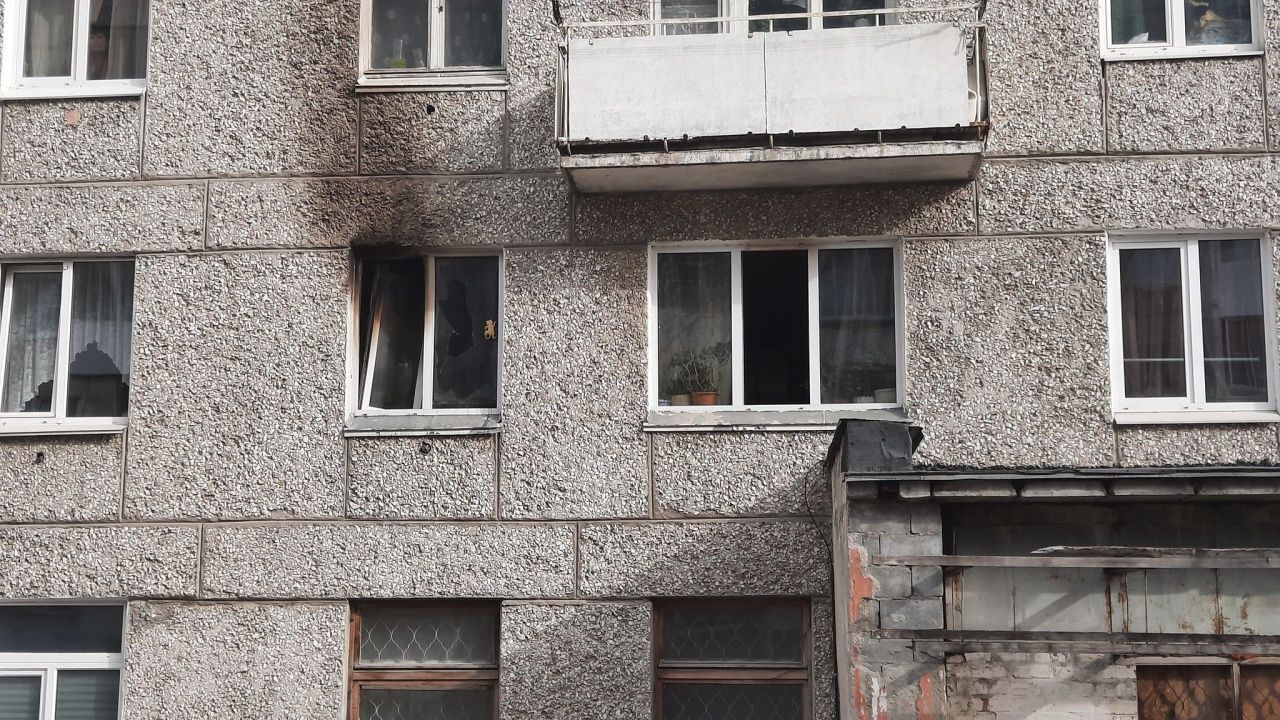 Горела кухня на улице Попова, 73