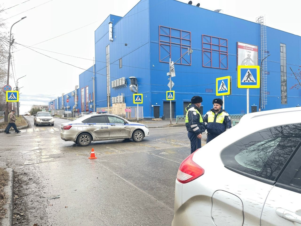 Горожанка за рулем Lada сбила школьницу на переходе