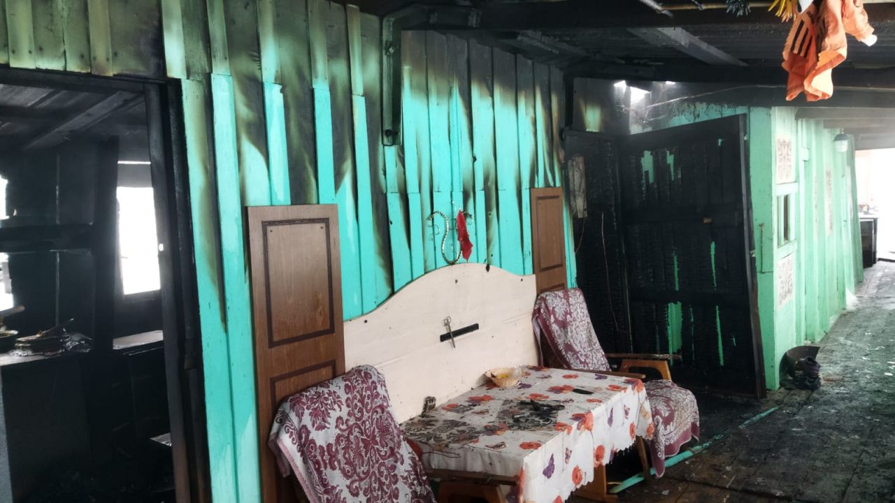 На Малой Лимке произошел пожар