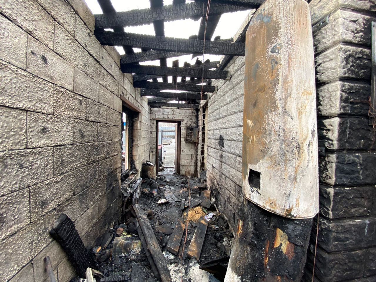 В Краснотурьинске сгорел частный дом