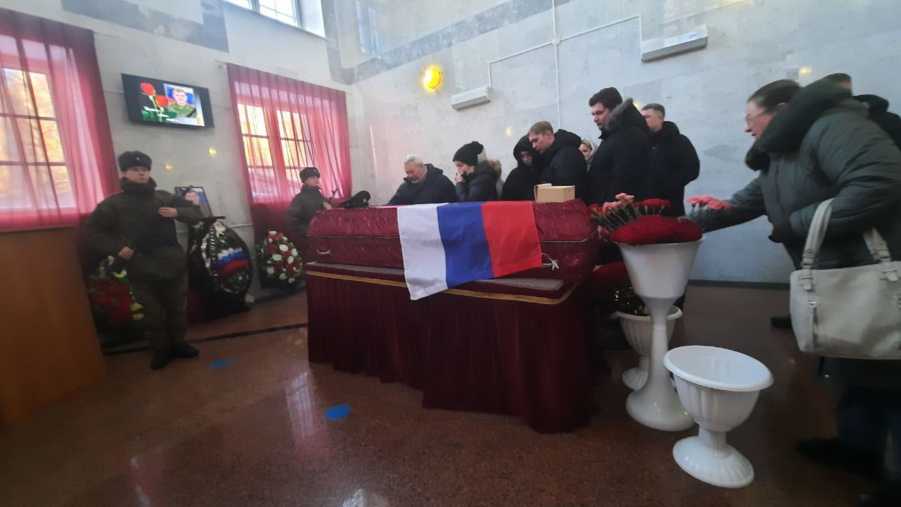 Похоронили погибшего на СВО Виталия Москалева