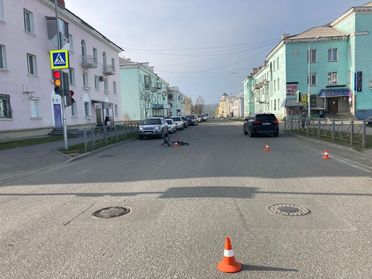 "Выехал на красный". В ГАИ прокомментировали аварию с велосипедистом 