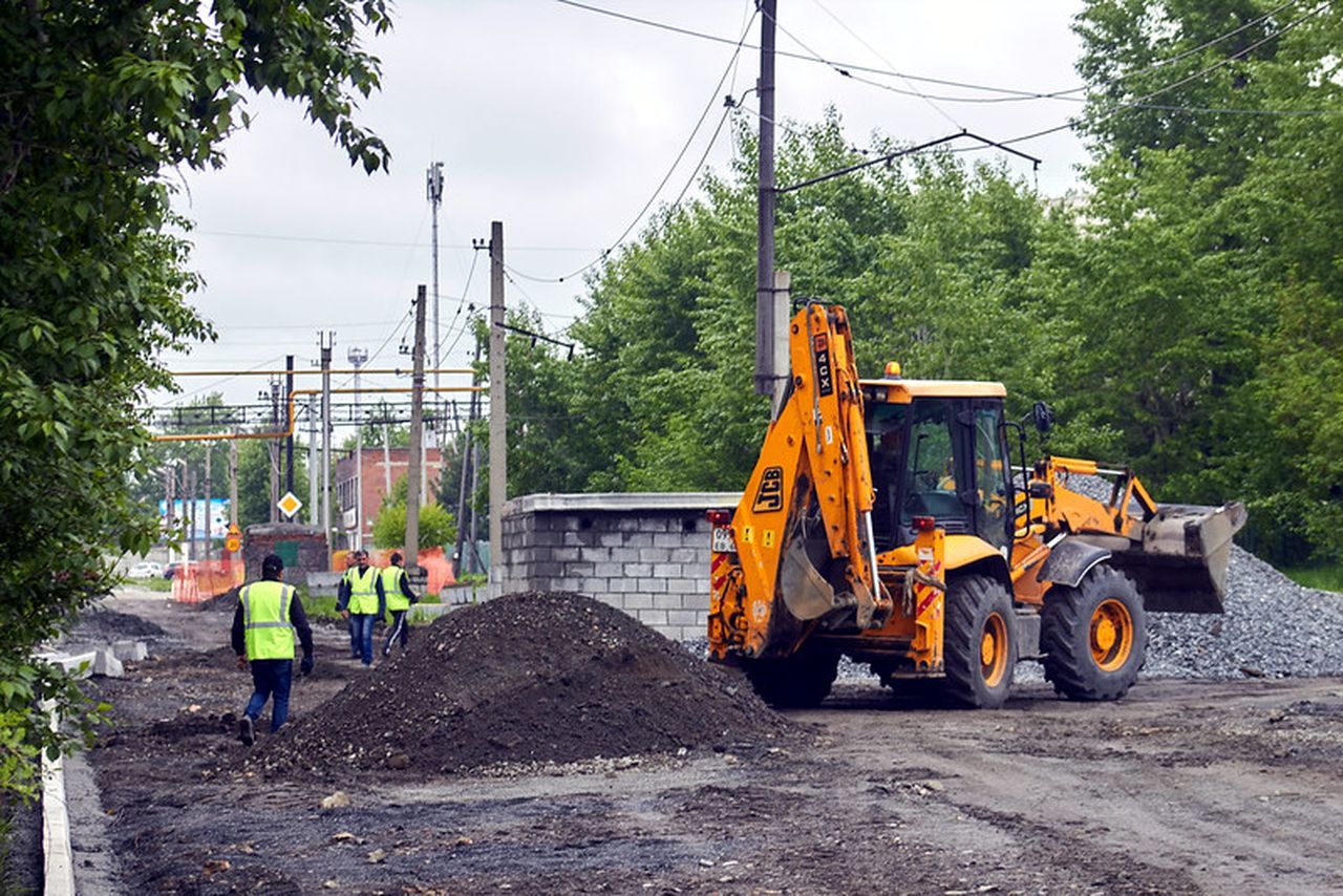 На прошлой неделе начался ремонт улицы Фрунзе. Должны закончить до конца июня