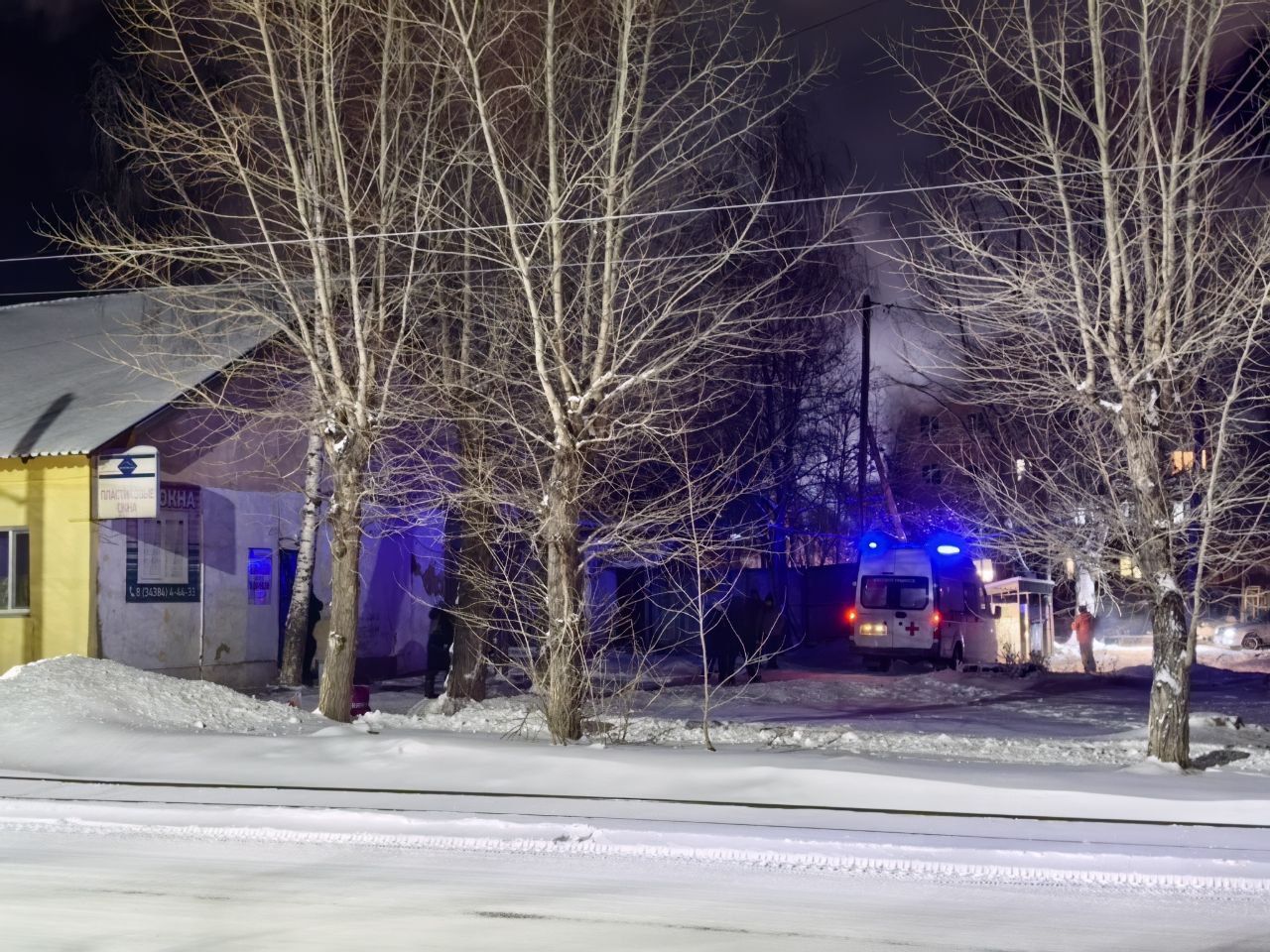 В Краснотурьинске горела баня на улице Металлургов 