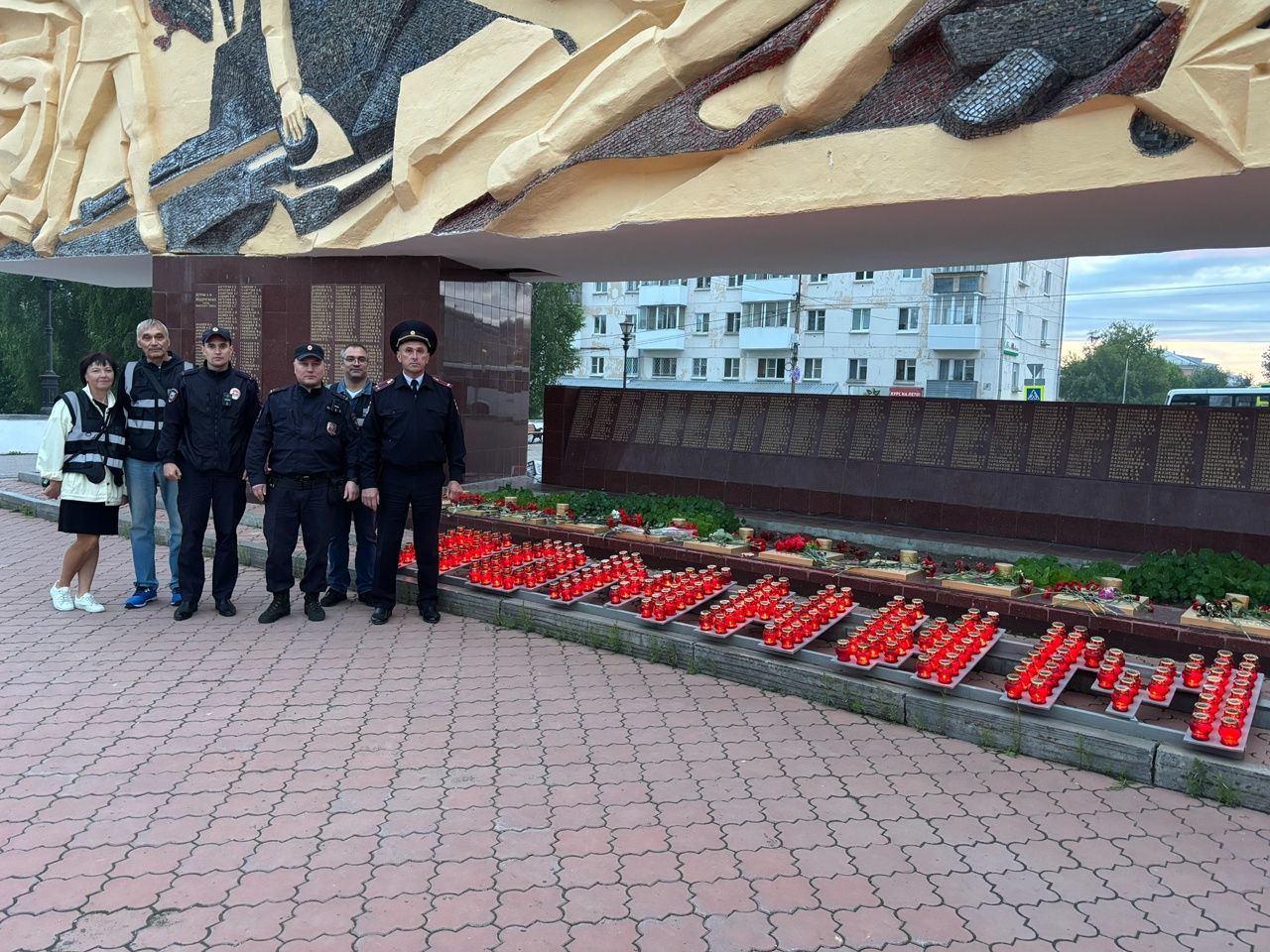 Полицейские Краснотурьинска зажгли «Свечу памяти»