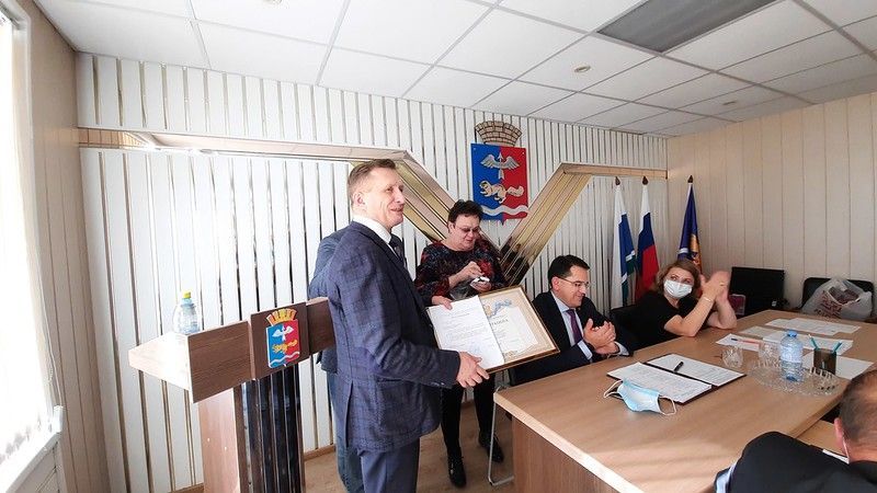 Начальник краснотурьинского ЛПУ МГ получил грамоту Заксобрания региона