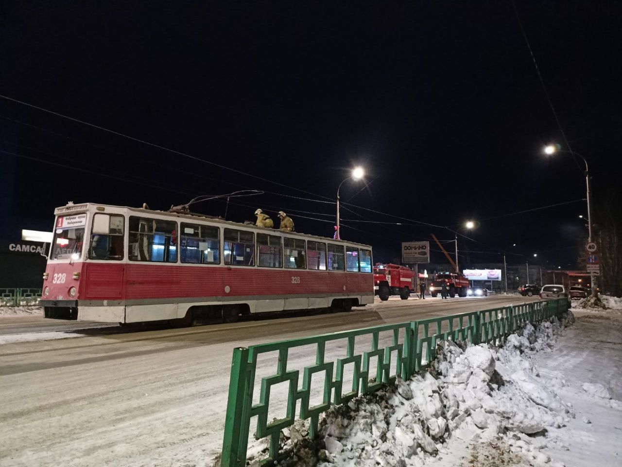 Краснотурьинцы сообщали, что горел трамвай: "Ложный вызов"