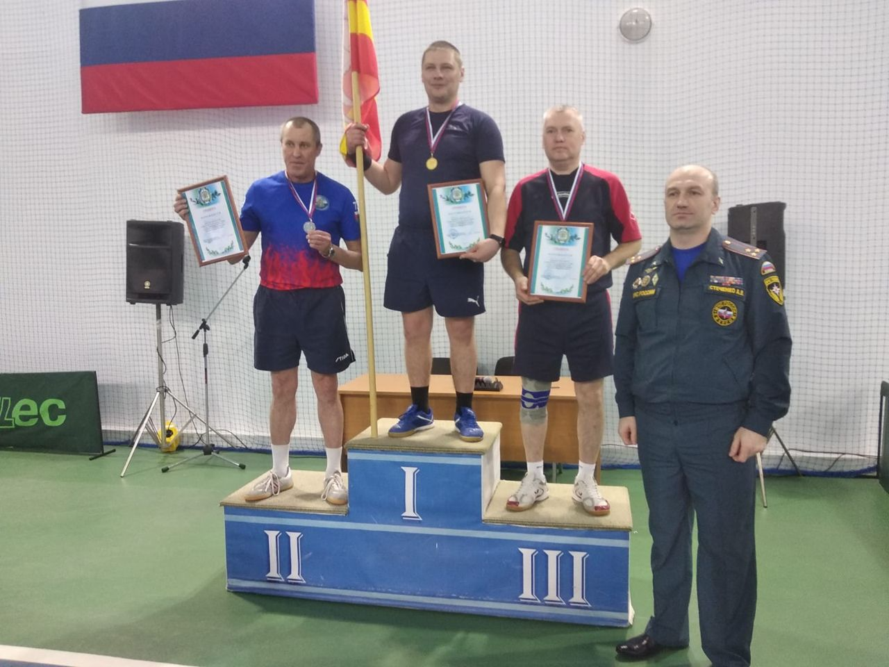 Сотрудник МЧС Краснотурьинска занял третье место в соревнованиях по настольному теннису 