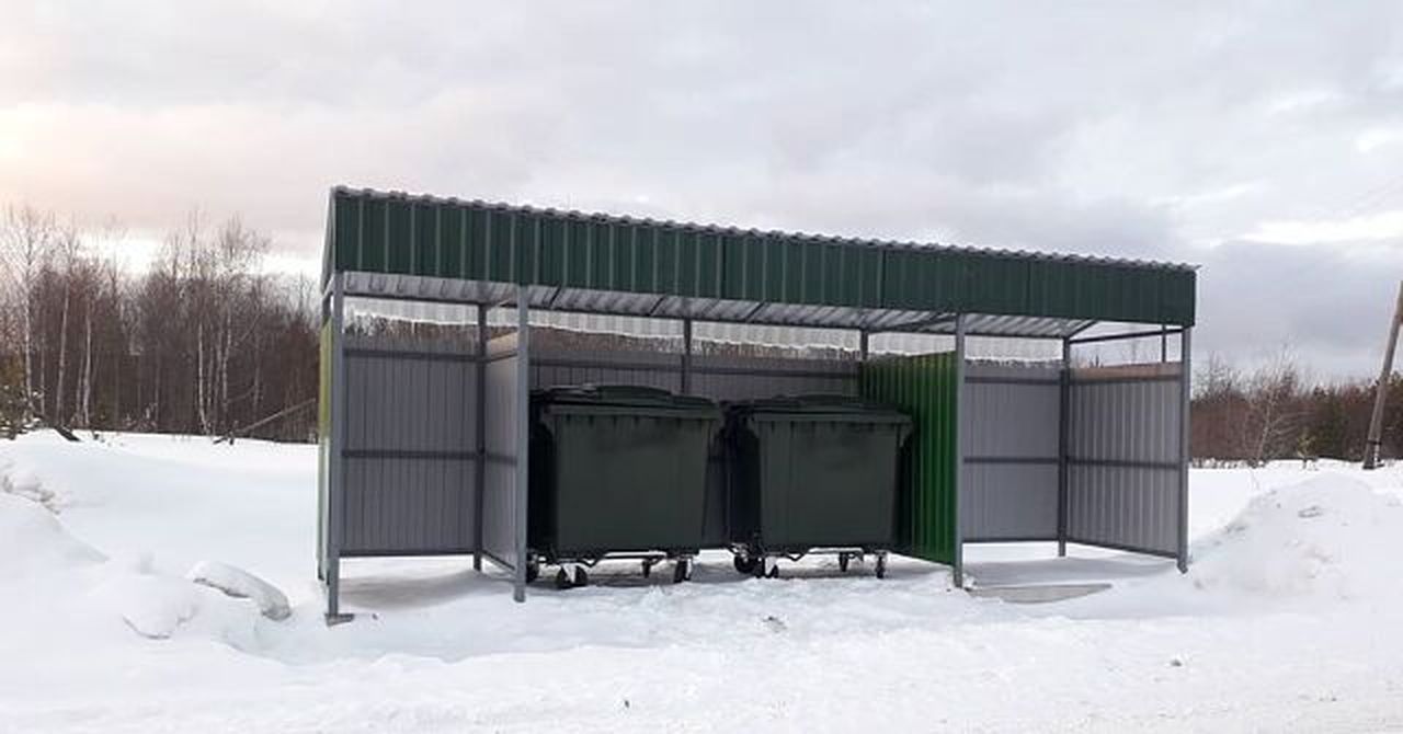 Поселок Воронцовка полностью оснащен новыми евроконтейнерами