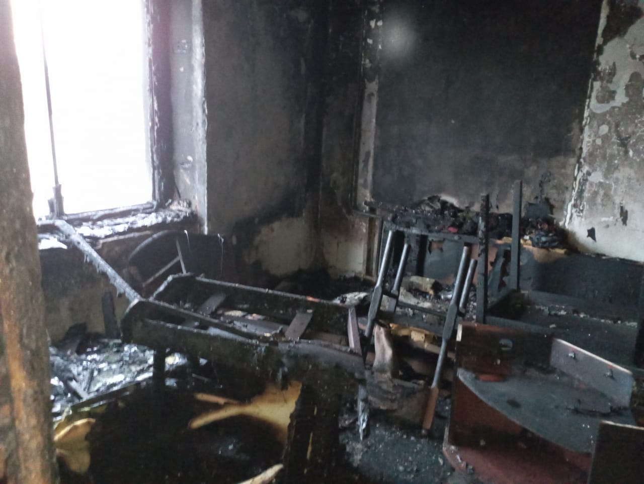 Житель общежития инициировал пожар
