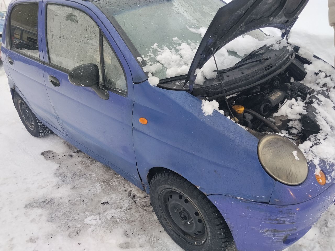 В субботу горел «Матиз»