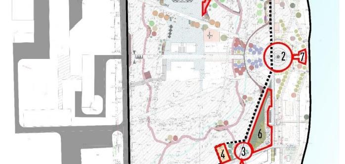 Стеллы, скульптуры и почти 300 светильников: набережная возле политехникума засверкает новыми красками 