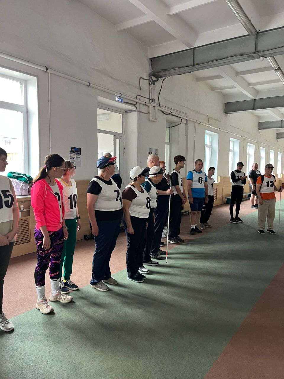 Провели соревнования для людей, имеющих проблемы со зрением