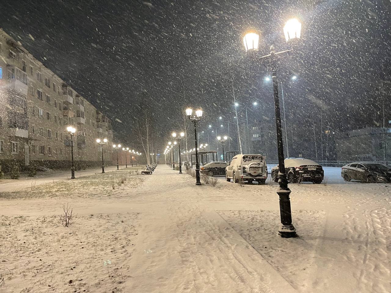 Синоптики обещают сильные снегопады на севере области