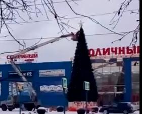 Первая новогодняя елка в городе появится возле ТК "Столичный"