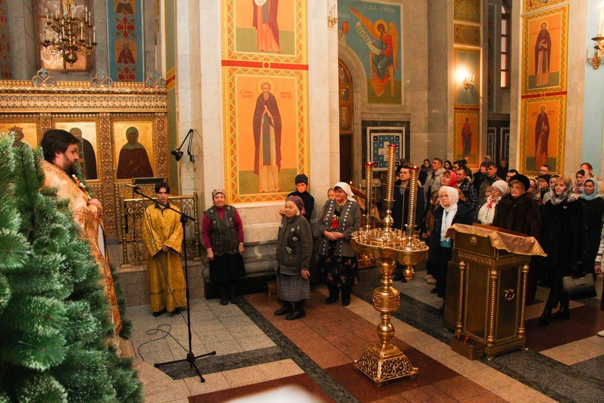 Православные встретят Новый год в соборе 