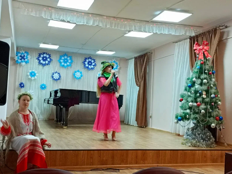 В детской музыкальной школе №1 проводили Старый Новый год. Фото: Т.С. Михайлова