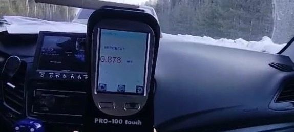 Водитель пояснил, что употребил алкоголь накануне вечером. Фото: ГАИ Водитель пояснил, что употребил алкоголь накануне вечером. Фото: ГАИ