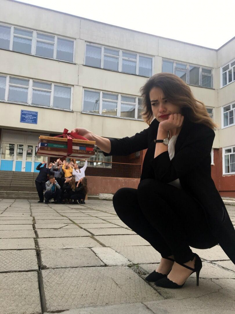 Екатерина Вадимовна Огородникова и ее ученики тоже креативили, готовясь к фотоконкурсу