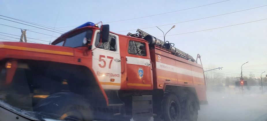 Потушили пожар в многоквартирном доме Рудничного