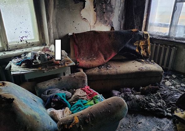 Пожарные спасли женщину из горящей квартиры. Счет шел на минуты