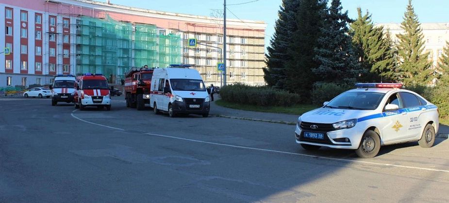 Спецслужбы провели учения в центре Краснотурьинска
