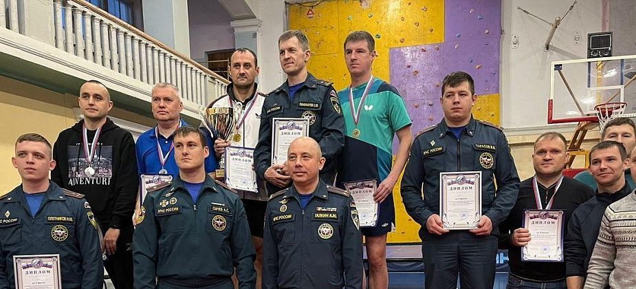 Пожарные заняли второе место в спартакиаде МЧС 
