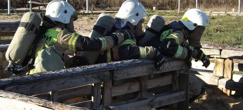 Краснотурьинские пожарные боролись за звание лучшего звена газодымозащитной службы