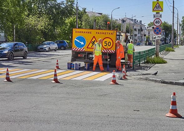 На нанесении разметки город сэкономил больше 800 000 рублей. Гарантийный срок – три месяца
