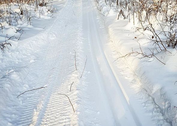 В Краснотурьинске испортили лыжню детской спортшколы