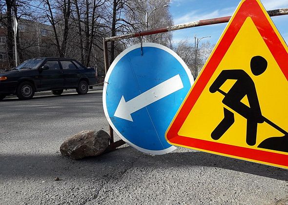Улицу Октябрьскую перекрыли для уборки