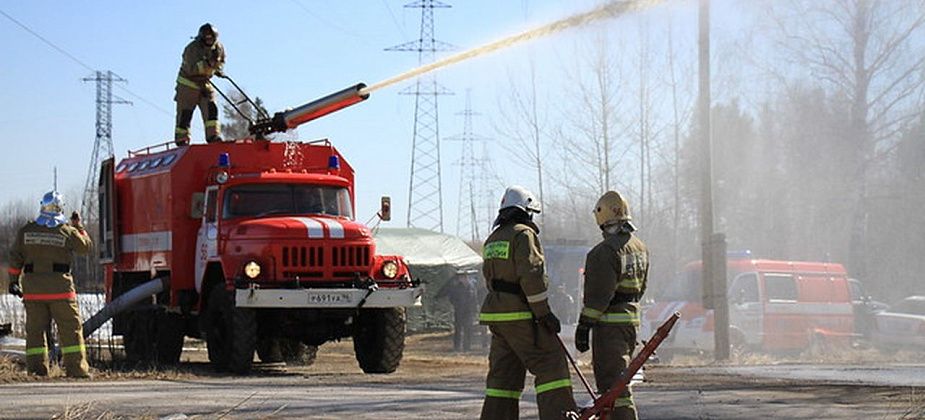В Краснотурьинске горел садовый домик