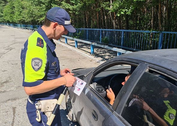 Сотрудники ГАИ выявили нарушителя, неправильно перевозившего ребенка