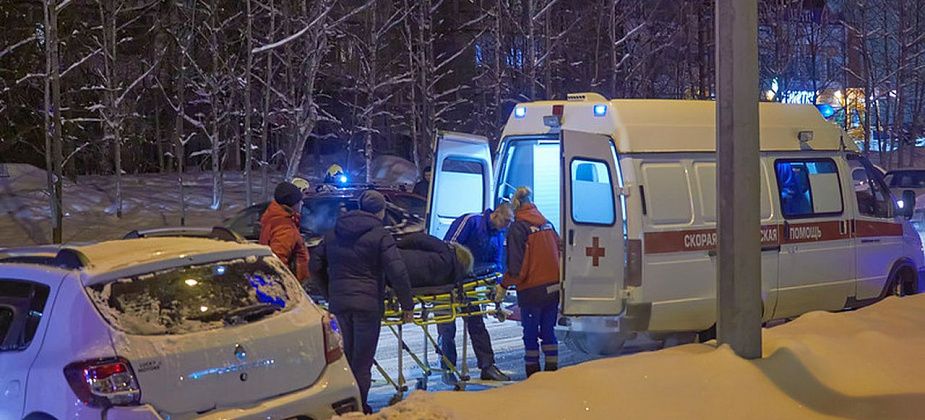 В Краснотурьинске  произошла крупная авария. Столкнулись иномарки