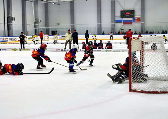 Юные хоккеисты «Факела» одержали уверенную победу на областном этапе «Золотой шайбы»