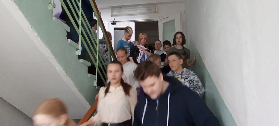 В школе №19 прошла внезапная тренировка