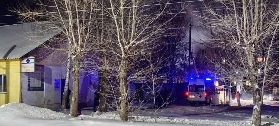 В Краснотурьинске горела баня на улице Металлургов 