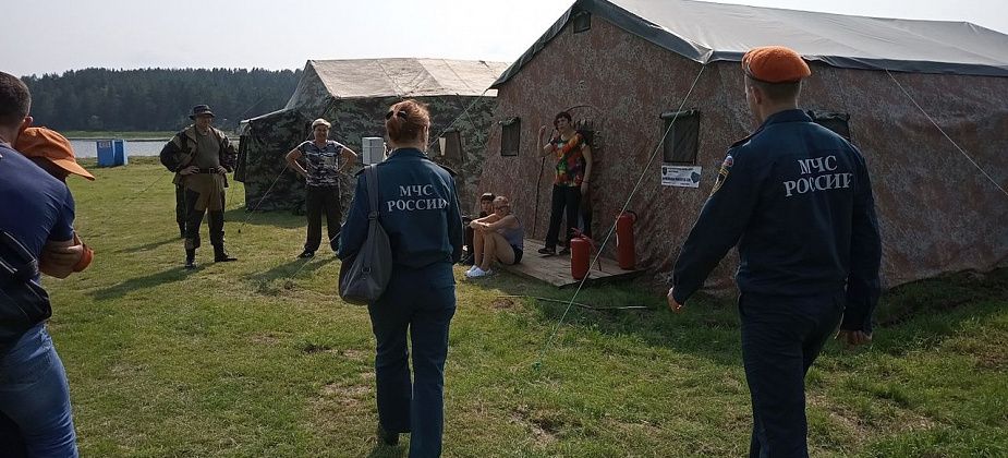 Пожарные проверили палаточный лагерь в Краснотурьинске. Нарушений нет