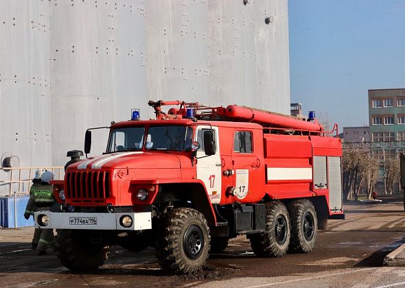 На БАЗе провели масштабные пожарно-тактические учения