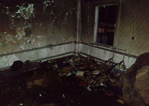В поселке Загородный после пожара обнаружен труп