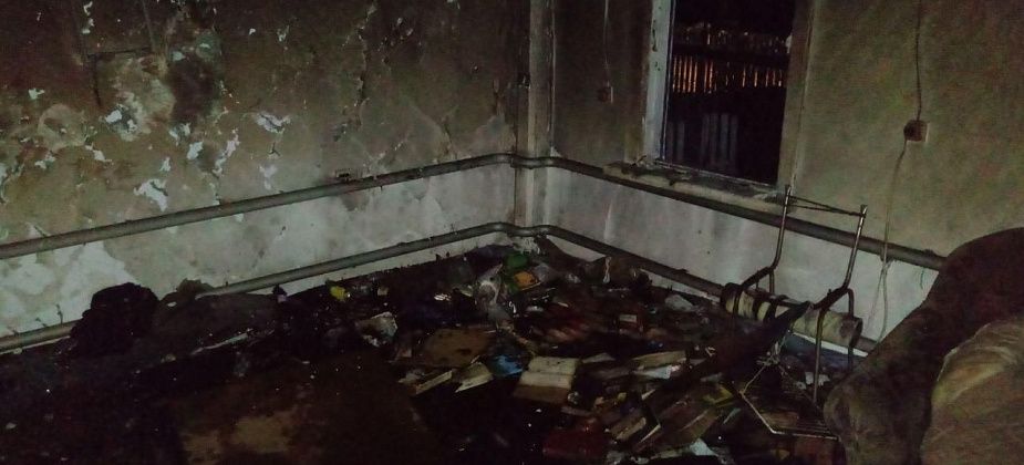 В поселке Загородный после пожара обнаружен труп