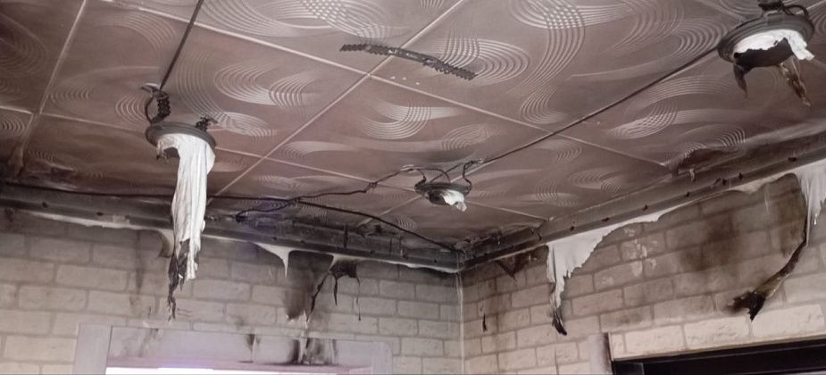 На майских праздниках в пятиэтажке вспыхнул пожар