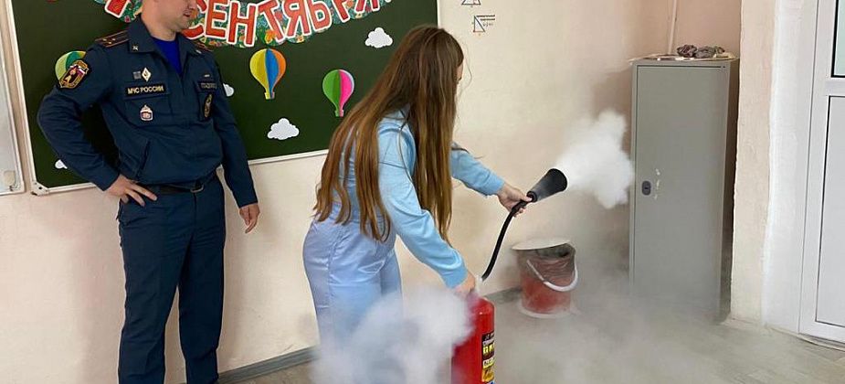 Сотрудники ОНД рассказали детям о пожарной безопасности