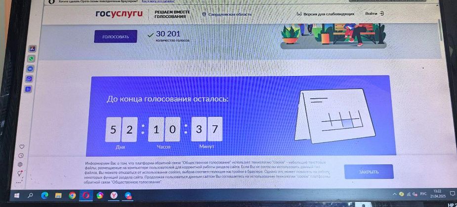 С утра за первоочередное благоустройство проголосовало больше сотни краснотурьинцев